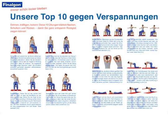 Top 10 Übungen gegen Verspannungen